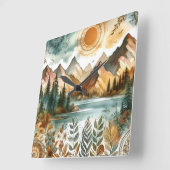 Activiteiten in de omgeving van Sunny Rustic Boho  Vierkante Klok (Hoek)