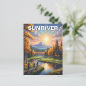 Activiteiten in de omgeving van Sunriver Oregon Tr Briefkaart (Staand voorkant)