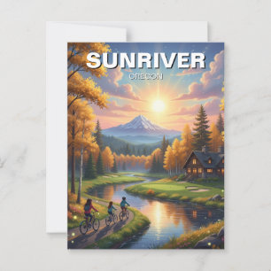 Activiteiten in de omgeving van Sunriver Oregon Tr Briefkaart