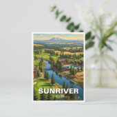 Activiteiten in de omgeving van Sunriver Oregon Tr Briefkaart (Staand voorkant)
