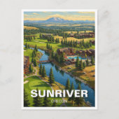 Activiteiten in de omgeving van Sunriver Oregon Tr Briefkaart (Voorkant)
