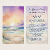 Activiteiten in de omgeving van Sunset Beach Funer Visitekaartje (Voorkant /achterkant)