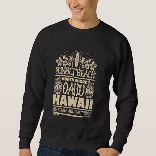 Activiteiten in de omgeving van Sunset Beach Oahu Trui (Voorkant)