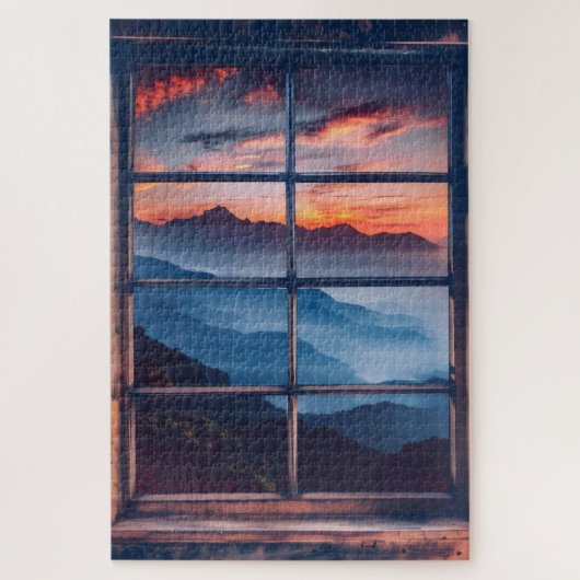 Activiteiten in de omgeving van Sunset in Mountain Legpuzzel (Verticaal)