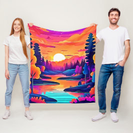 Activiteiten in de omgeving van Sunset Lake Fantas Fleece Deken