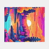 Activiteiten in de omgeving van Sunset Lake Fantas Fleece Deken (Voorkant (Horizontaal))