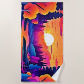 Activiteiten in de omgeving van Sunset Lake Fantas Strandlaken (Voorkant)