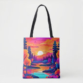 Activiteiten in de omgeving van Sunset Lake Fantas Tote Bag (Voorkant)