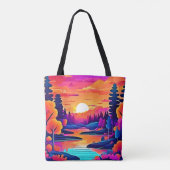 Activiteiten in de omgeving van Sunset Lake Fantas Tote Bag (Achterkant)