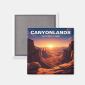 Activiteiten in de omgeving van Sunset Moab Utah C Magneet (Voorkant / Achterkant)
