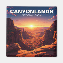 Activiteiten in de omgeving van Sunset Moab Utah C Magneet