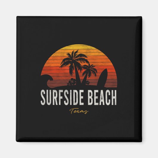 Activiteiten in de omgeving van Surfside Beach TX Magneet (Voorkant)
