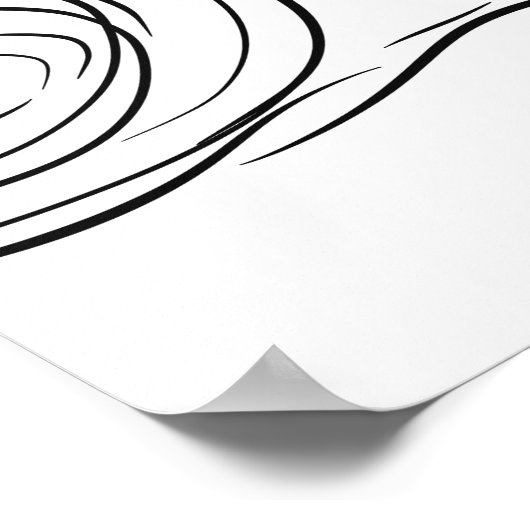 Activiteiten in de omgeving van Swans in Love Line Poster (Hoek)