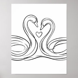 Activiteiten in de omgeving van Swans in Love Line Poster