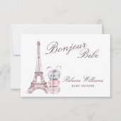 Activiteiten in de omgeving van Sweet Macaron Bonj Bedankkaart (Voorkant)