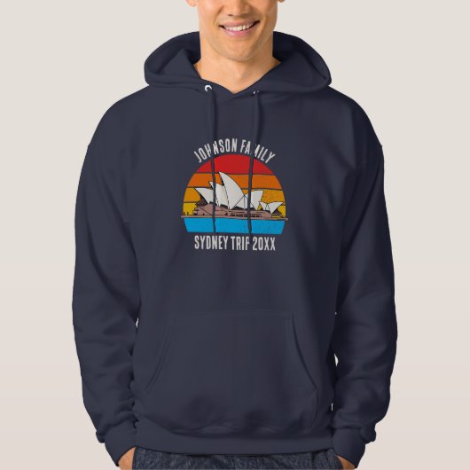 Activiteiten in de omgeving van Sydney Australia O Hoodie (Voorkant)