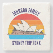 Activiteiten in de omgeving van Sydney Australia O Stenen Onderzetter (Voorkant)