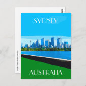 Activiteiten in de omgeving van Sydney Harbor Vint Briefkaart (Voorkant / Achterkant)