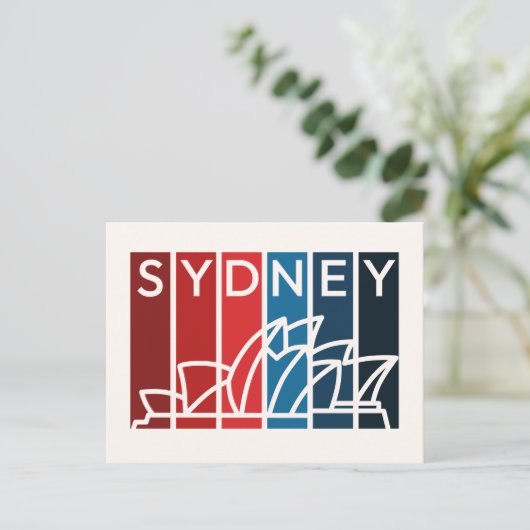 Activiteiten in de omgeving van Sydney Opera House Briefkaart (Staand voorkant)