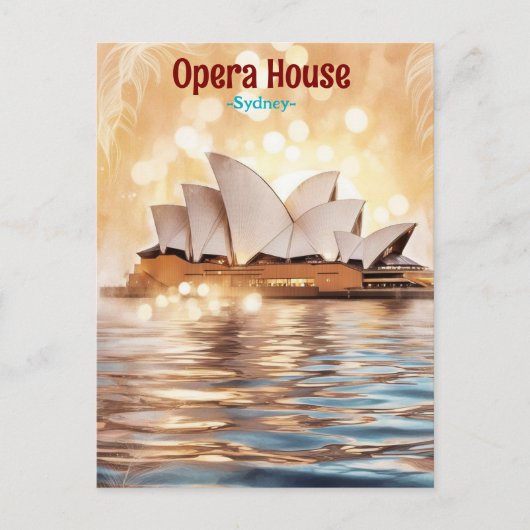 Activiteiten in de omgeving van Sydney Opera House Briefkaart (Voorkant)