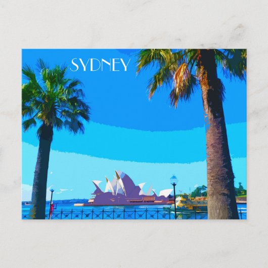 Activiteiten in de omgeving van Sydney Opera House Briefkaart (Voorkant)