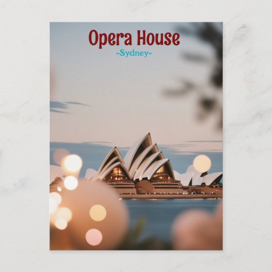 Activiteiten in de omgeving van Sydney Opera House Briefkaart (Voorkant)