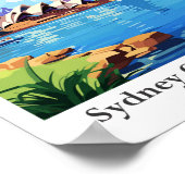 Activiteiten in de omgeving van Sydney Opera House Poster (Hoek)