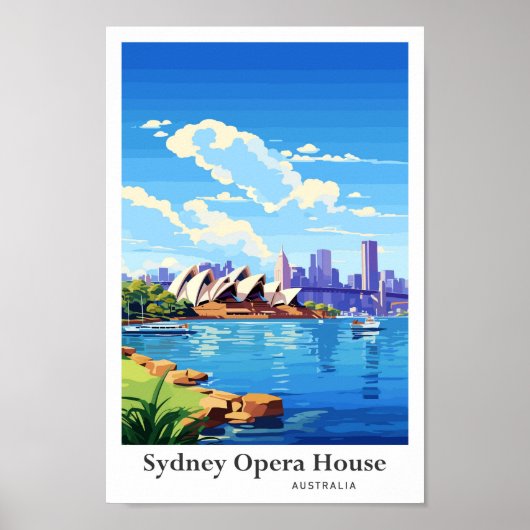 Activiteiten in de omgeving van Sydney Opera House Poster (Voorkant)