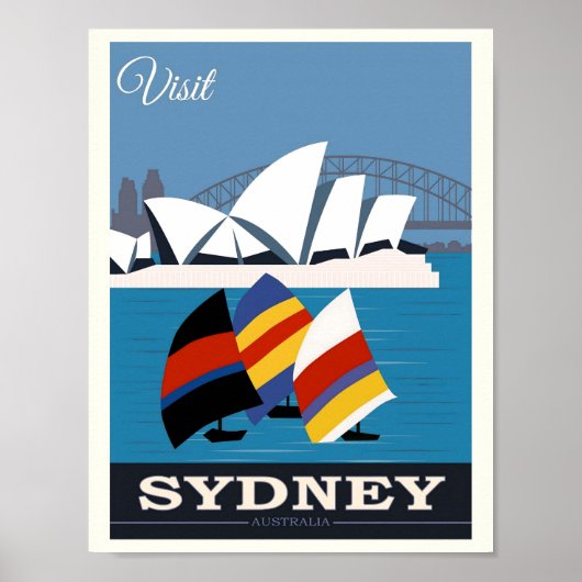 Activiteiten in de omgeving van Sydney's Opera Hou Poster (Voorkant)