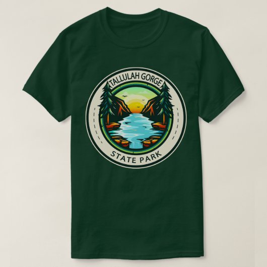 Activiteiten in de omgeving van Tallulah Gorge Sta T-shirt (Design voorkant)