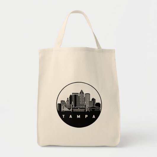 Activiteiten in de omgeving van Tampa Florida City Tote Bag (Voorkant)