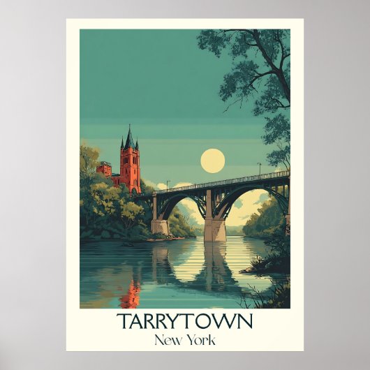 Activiteiten in de omgeving van Tarrytown New York Poster (Voorkant)