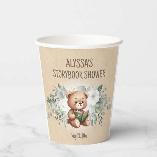 Activiteiten in de omgeving van Teddy Bear Green B Papieren Bekers (Achterkant)