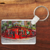 Activiteiten in de omgeving van Temple Bar Dublin  Sleutelhanger (Voorkant)