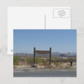 Activiteiten in de omgeving van Terlingua Ghost To Briefkaart (Voorkant / Achterkant)