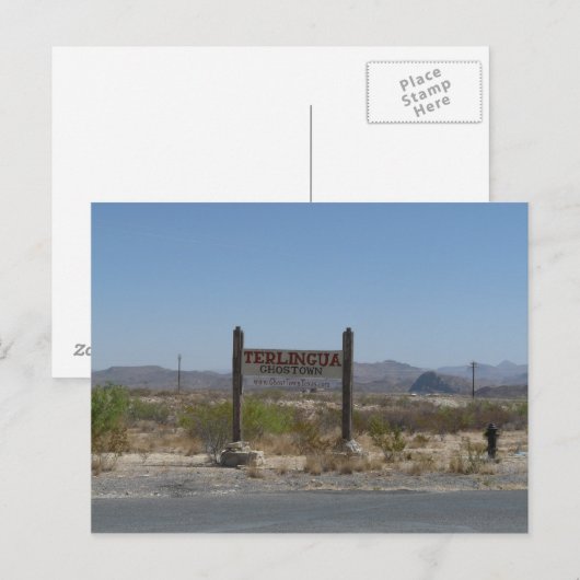 Activiteiten in de omgeving van Terlingua Ghost To Briefkaart (Voorkant / Achterkant)
