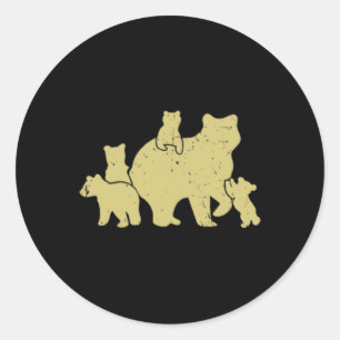 Activiteiten in de omgeving van Tetons Grizzly 9 N Ronde Sticker