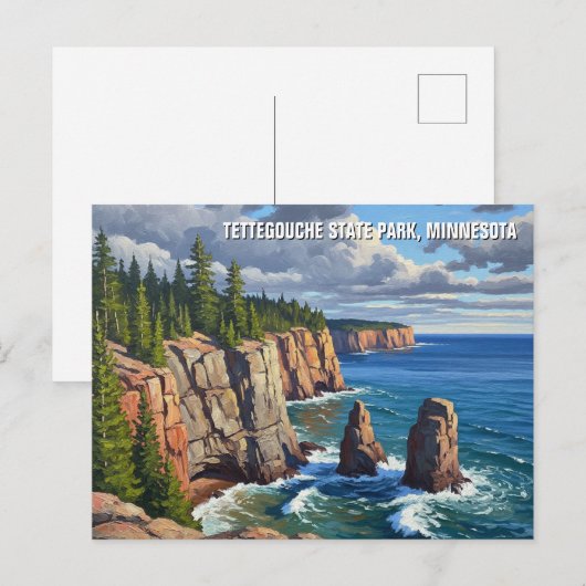 Activiteiten in de omgeving van Tettegouche State Briefkaart (Voorkant / Achterkant)