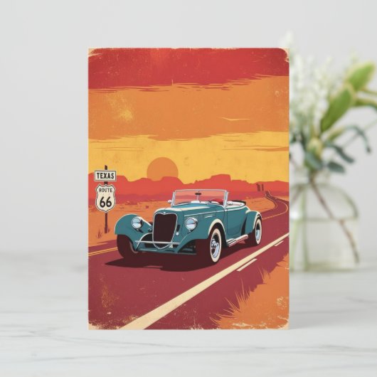 Activiteiten in de omgeving van Texas Route 66 FES Kaart (Staand voorkant)