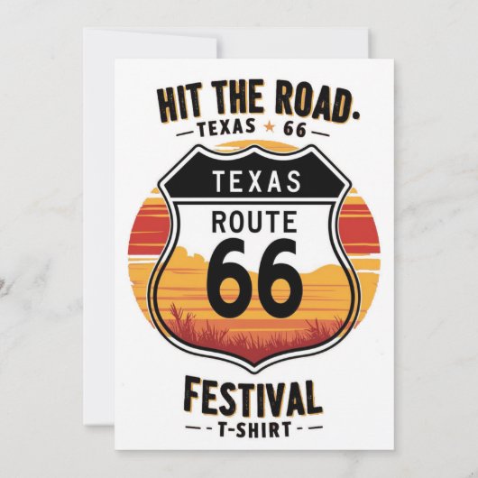 Activiteiten in de omgeving van Texas Route 66 FES Kaart (Achterkant)