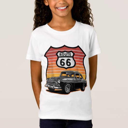 Activiteiten in de omgeving van Texas Route 66 Shi T-shirt (Voorkant)
