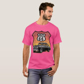 Activiteiten in de omgeving van Texas Route 66 Shi T-shirt (Voorkant volledig)