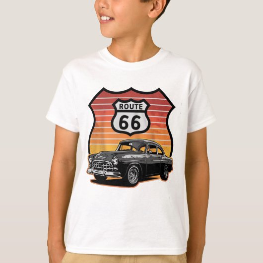 Activiteiten in de omgeving van Texas Route 66 Shi T-shirt (Voorkant)