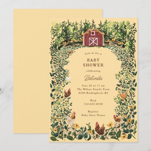 Activiteiten in de omgeving van The Barn Charming  Kaart (Voorkant / Achterkant)