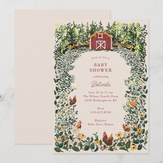 Activiteiten in de omgeving van The Barn Charming Kaart (Voorkant / Achterkant)