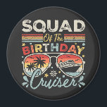 Activiteiten in de omgeving van The Birthday Cruis Magneet<br><div class="desc">Squad of the Birthday Cruiser Vacation Funny Crew Grafisch ontwerp Gift Circle Magnet Classic Collectie.</div>