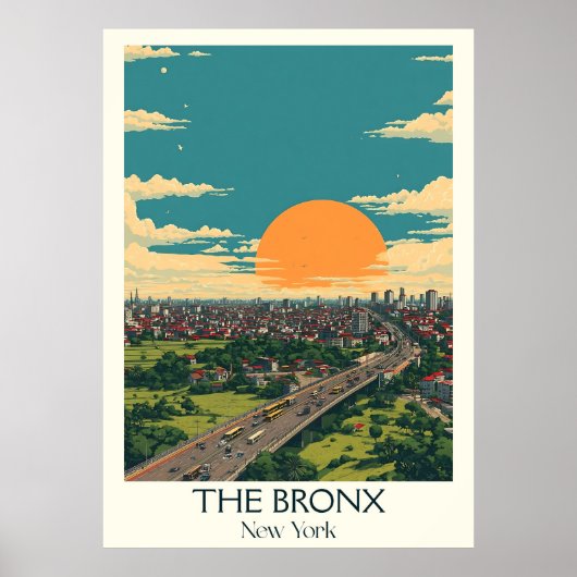 Activiteiten in de omgeving van The Bronx New York Poster (Voorkant)