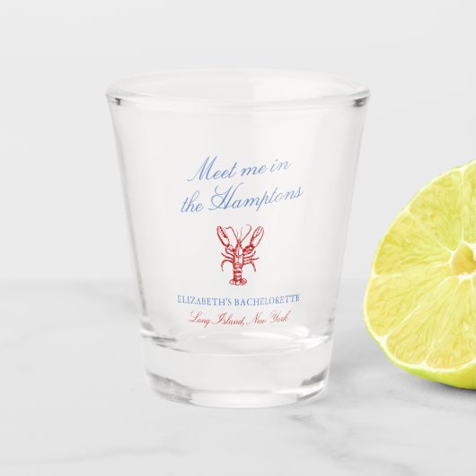 Activiteiten in de omgeving van The Hamptons Bache Shot Glas (Voorkant)