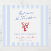 Activiteiten in de omgeving van The Hamptons Bache Sparkling Wijnetiket (Enkel label)