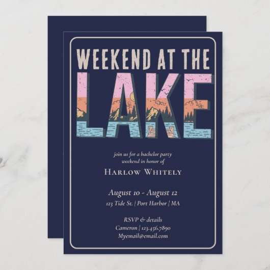 Activiteiten in de omgeving van The Lake Nautical  Kaart (Voorkant / Achterkant)